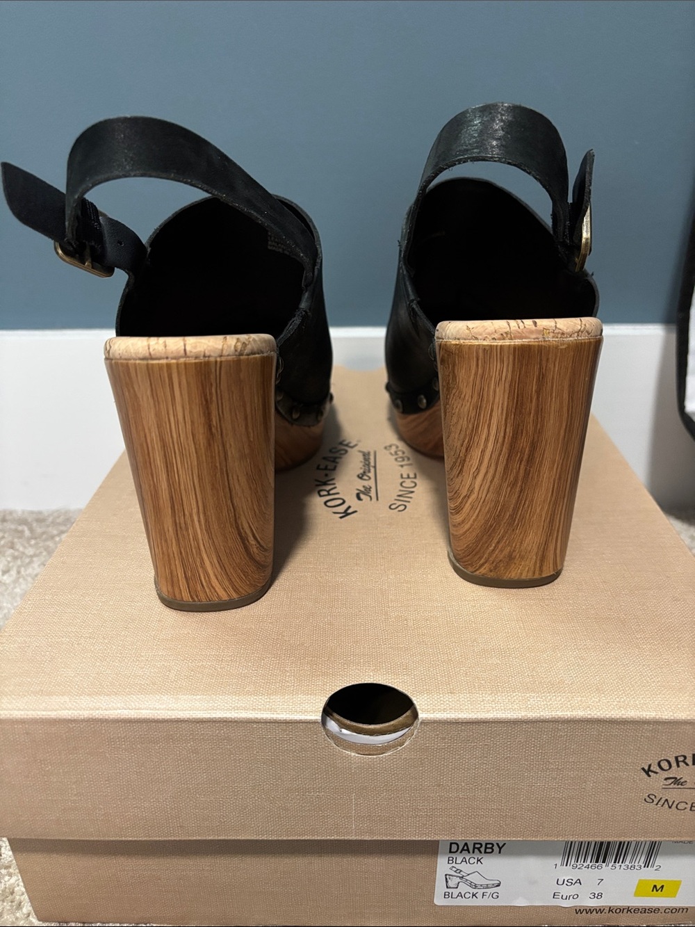 Kork-Ease black Clog Heels - Picture 5 of 9
